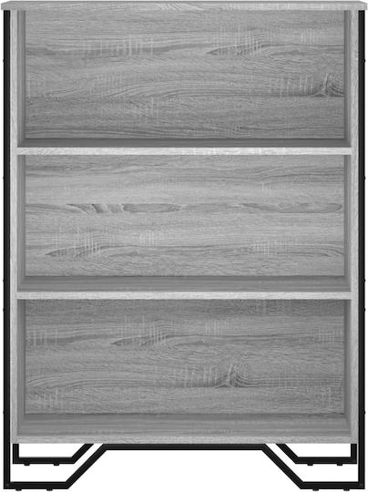 Bibliothek Grau Sonoma 80x31x106cm