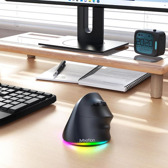 Meetion MT-BTM010R Wireless Ergonomic Mouse Negru