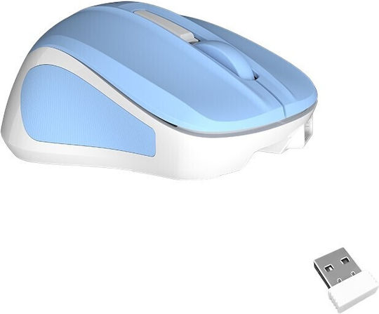 Meetion Silent Mini 2.4G Kabellos Bluetooth Mini Maus Blau