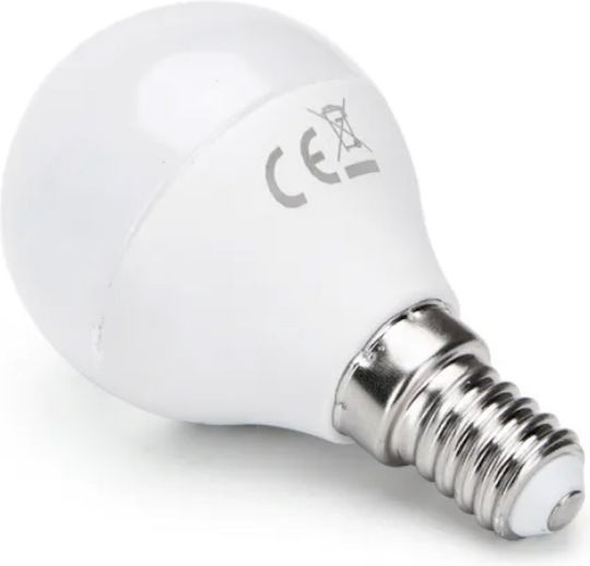 Aigostar Λάμπα LED 4.9W για Ντουί E14 και Σχήμα G45 Θερμό Λευκό 420lm Dimmable
