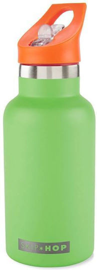 Sticlă Pentru Copii Oțel Inoxidabil Cu Pai Skip Hop Verde 9r127010