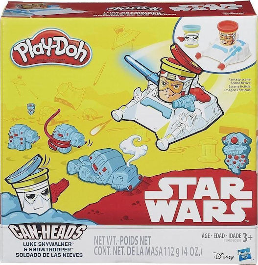 Hasbro Play-Doh Plasticine - Play-Doh Game Set for 3+ Years, 2 Can Star Wars (Miscellaneous Designs)