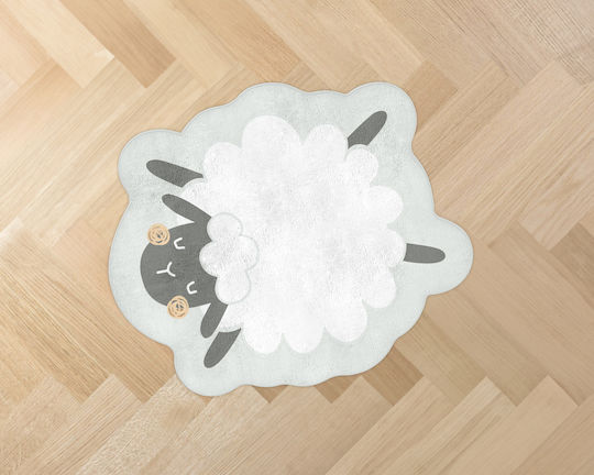 Kikka Boo Sleepy Sheep Детско килимче Бял 90x90см