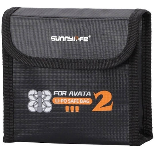 Sunnylife Drone Battery Bag Black for DJI Avata 2