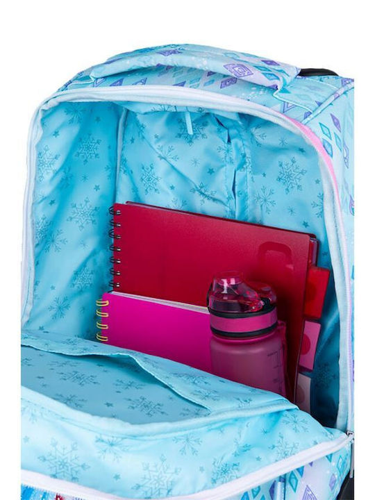 Ghiozdan Școlar Cu Rotile Coolpack Compact Frozen