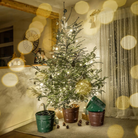Weihnachtsbaumständer Braun Ψάθινη