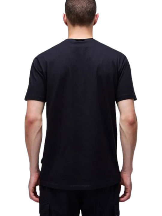 Napapijri S-bollo Herren T-Shirt Kurzarm Black