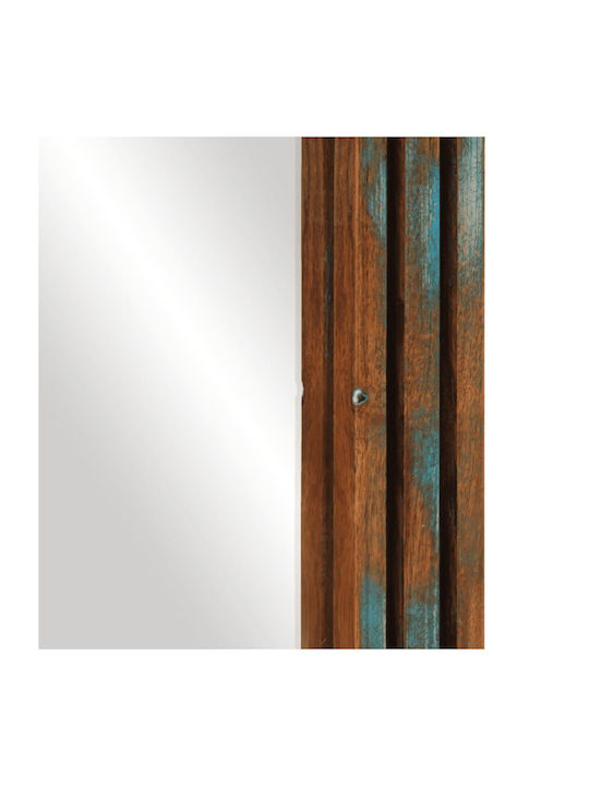 vidaXL Oglindă de Baie din Lemn Masiv 50x70cm Multicolor