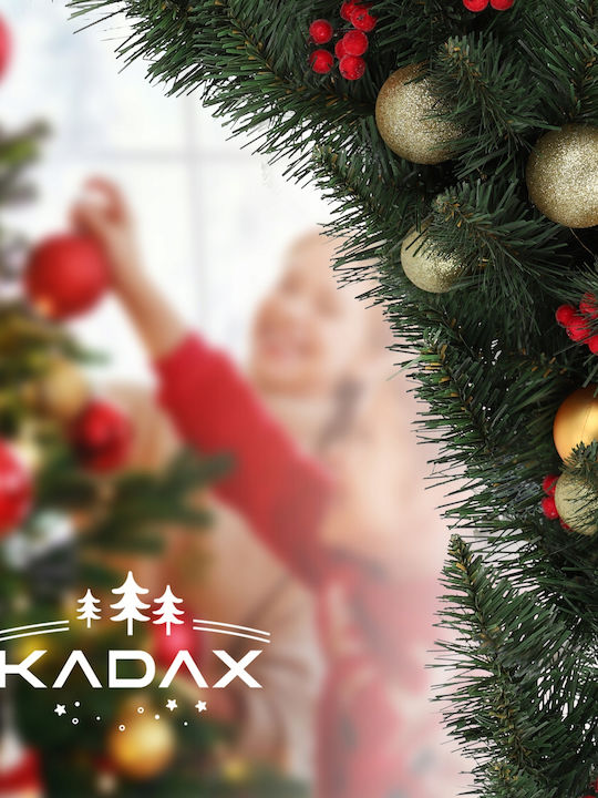 Коледна гирлянда Kadax 112 см зелена гъста