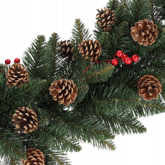 Kadax Christmas Garland 115 Cm Dense Pinecones