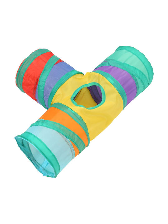 Interaktiver Tunnel für kleine Tiere Zola Polyester 80x55 cm Mehrfarbig