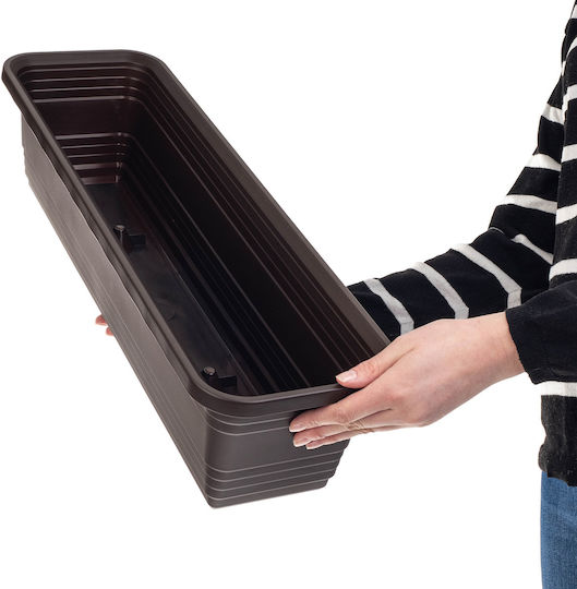 Kadax Balkon Blumenkasten 60cm Mocha Pflanzkasten