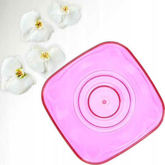 Kadax Orchid Pot Cover Plastic Flower Planter 9cm Pink