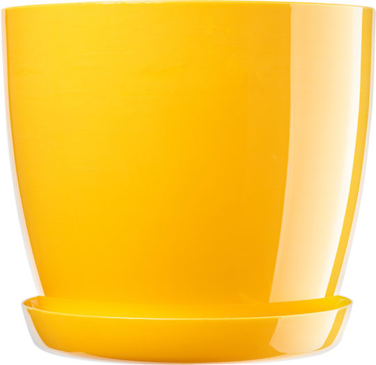 Kadax Flower Pot Cover Yellow 28cm