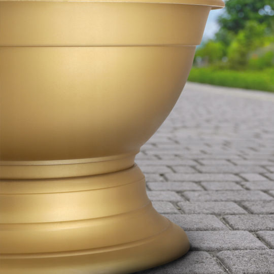 Ghiveci de Flori pentru Cimitir Kadax, Vas pentru Mormânt, Ghiveci din Plastic 30cm