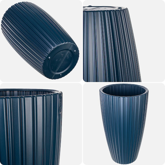 Kadax Flower Pot 30cm Planter Insert Plastic Navy Blue