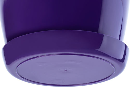 Kadax Plastic Pot Saucer 20cm Purple Flower Pot