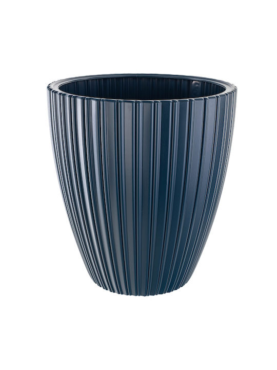 Kadax Flower Pot 40cm Plastic Blue Planter Insert