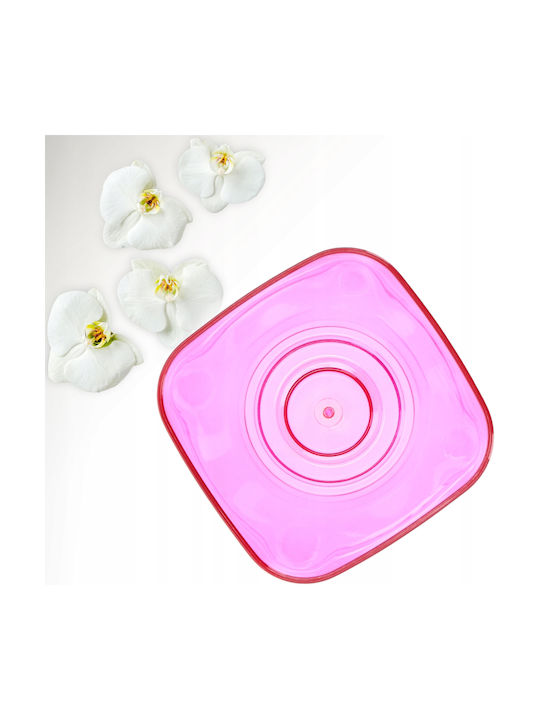 Kadax Orchideen-Übertopf Kunststoff-Blumentopf 12cm Pink