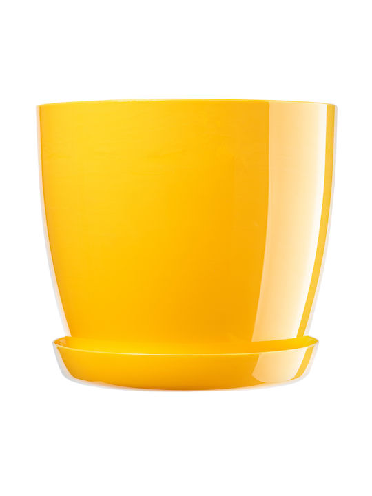 Kadax Flower Pot Cover Yellow 16cm