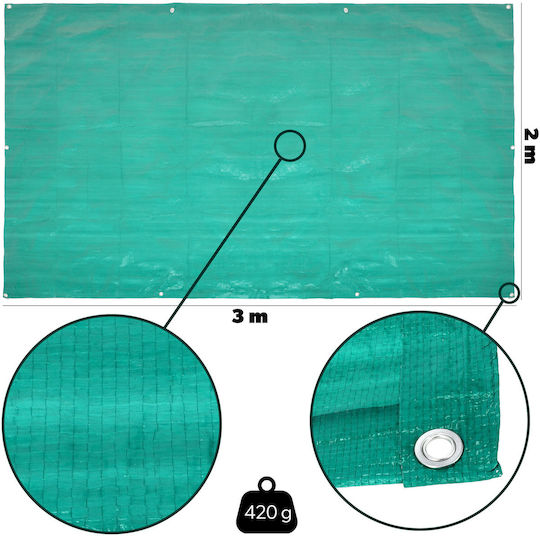 Kadax Impermeabil Prelată 70gr/m² 3x2m. Tip de lumină Verde