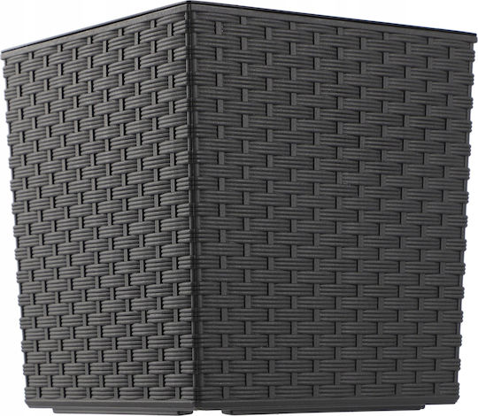 Kadax Flower Pot Cover Insert Graphite 25cm