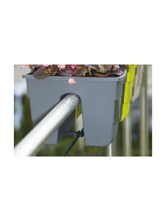Wave 30cm Balcony Railing Pot Box