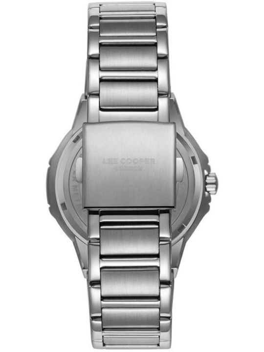 Lee Cooper Men's Watch Battery with Silver Metal Bracelet