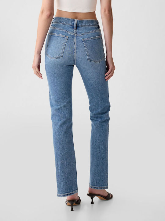 High Rise '90s Straight Τζιν Παντελόνι Medium Indigo