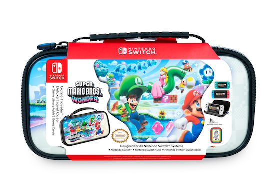 Nacon Deluxe Θήκη Μεταφοράς Super Mario Bros Wonder για Κονσόλα Switch