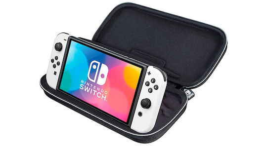 Bigben Interactive Deluxe Πλαστική Θήκη Μεταφοράς για Κονσόλα Switch Λευκή