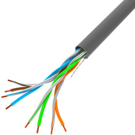 Lanberg U/UTP Cat.5e (Gigabit) Network Cable Ethernet Without Connectors 305m Grey