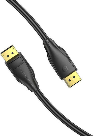 Vention Cable DisplayPort male - DisplayPort male 3m Μαύρο (HCCBI)