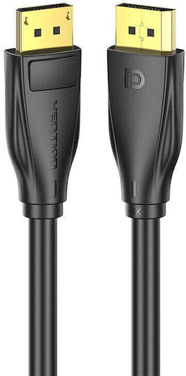 Vention Cable DisplayPort male - DisplayPort male 3m Μαύρο (HCCBI)