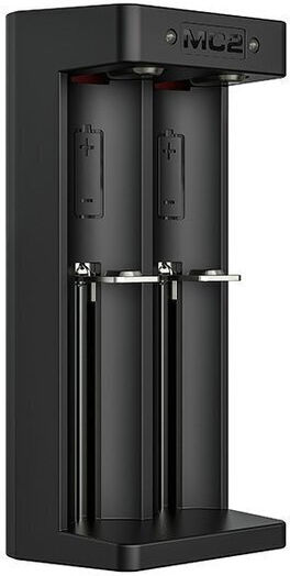 XTAR MC2 Charger 2 Batteries Li-ion Size 18650/16340/26650/14500 Set with USB-C