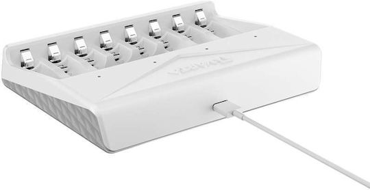 Varta USB Charger 8 Batteries Ni-MH Size AA/AAA