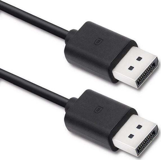 Qoltec Kabel DisplayPort-Stecker - DisplayPort-Stecker 1.8m Schwarz (50361)