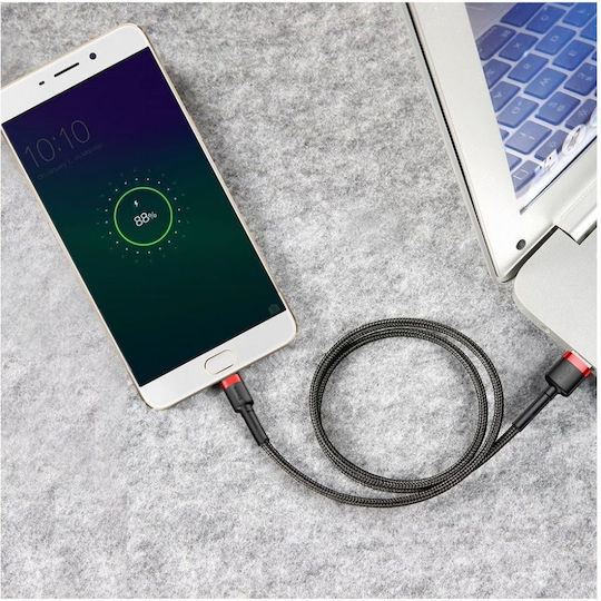 Baseus Cafule 3m Regular USB 2.0 to micro USB Cable Red (CAMKLF-H91)