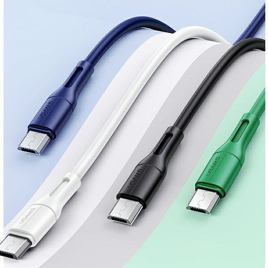 Usams U68 Regular USB 2.0 to micro USB Cable Πράσινο 1m (SJ502USB04)