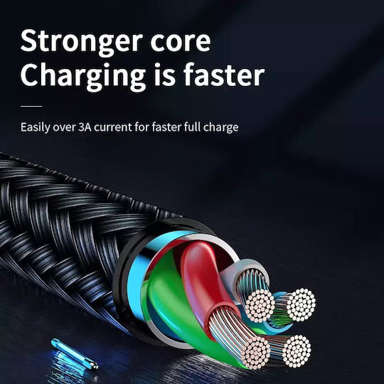 Joyroom S-M411 Regular USB 2.0 to micro USB Cable Μαύρο 1.2m 1τμχ