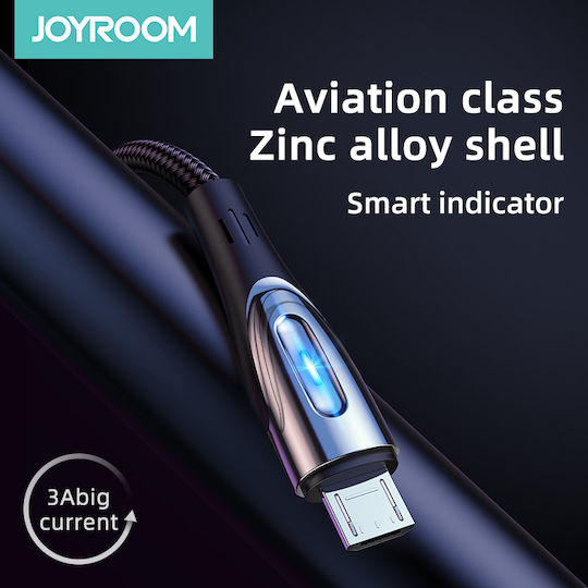 Joyroom S-M411 Regular USB 2.0 to micro USB Cable Μαύρο 1.2m 1τμχ