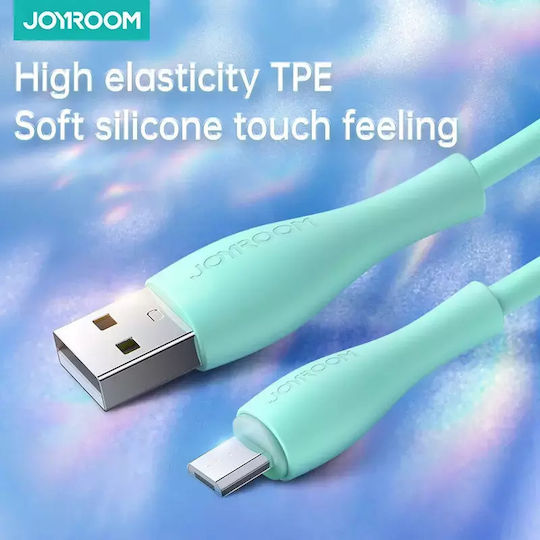 Joyroom Regular USB 2.0 to micro USB Cable Πράσινο 2m