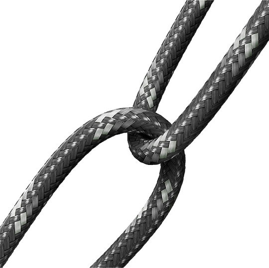 Energea C89 Braided USB-A to Lightning Cable Black 1.5m