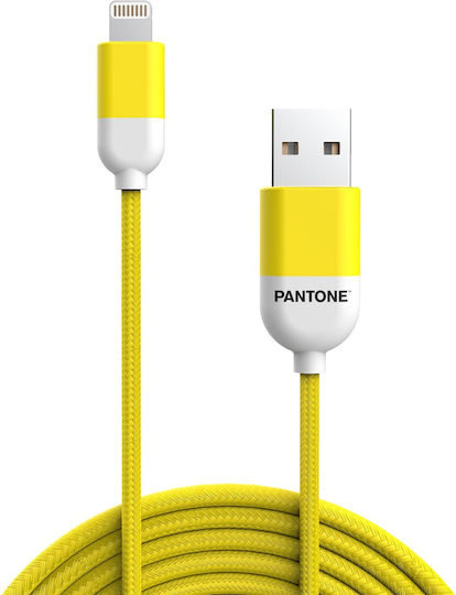 Pantone USB-A to Lightning Cable Yellow 1.5m (S7783947)