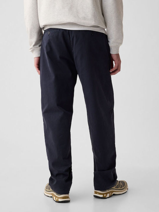 Παντελόνι Ελαστικό σε Baggy Γραμμή Navy