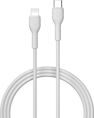 Devia Kintone USB-C to Lightning Cable 27W White 1m (394591)