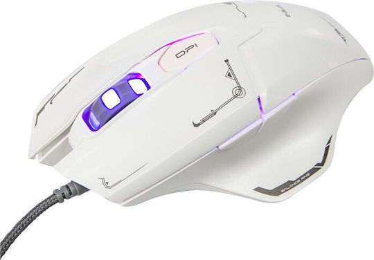 E-Blue Mazer Gaming Ποντίκι Λευκό