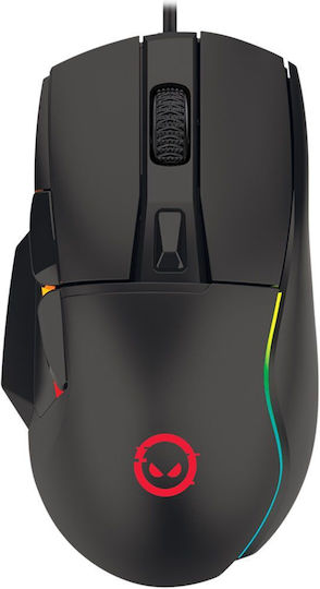Lorgar Jetter 357 RGB Gaming Gaming Maus 8000 DPI Schwarz