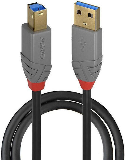 Lindy 3m USB 3.0 Cable A-Male to B-Male White (36743)