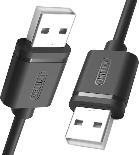 Unitek USB 2.0 Cable USB-A male - USB-A male 1.5m Y-C442GBK